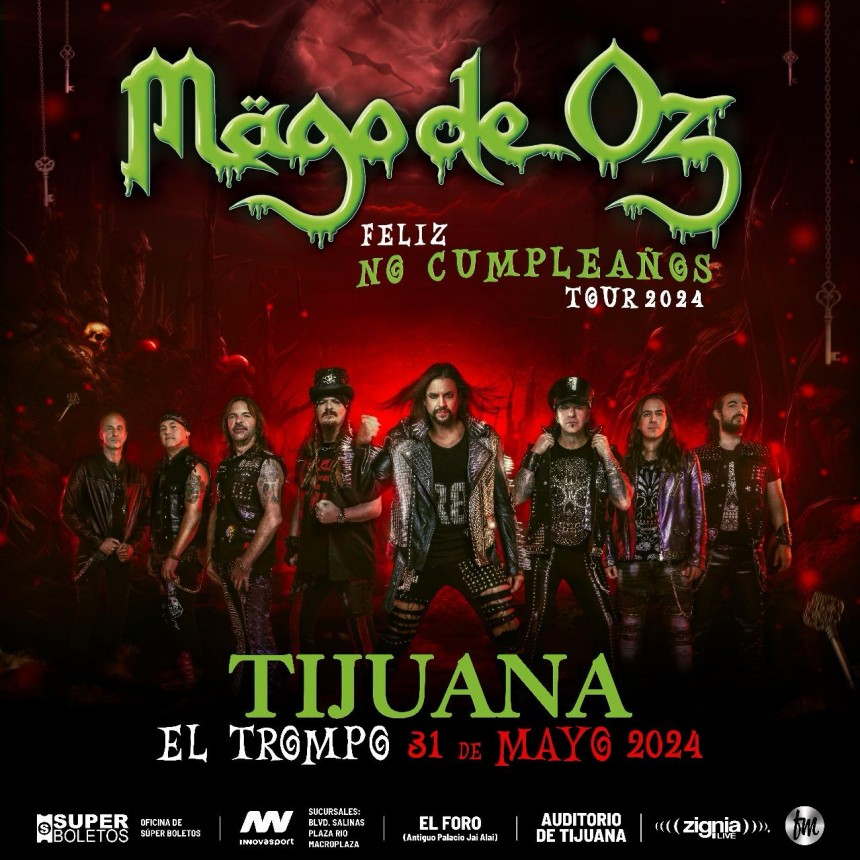 El "Feliz No Cumpleaños Tour" de Mago de Oz llega a Tijuana